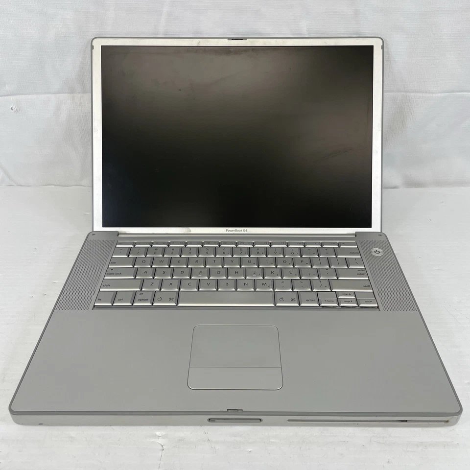 Computadora portátil Apple PowerBook G4 A1046 PowerPC G4 1ghz 512MB RAM 60GB HDD OSX Foto 2 de 4