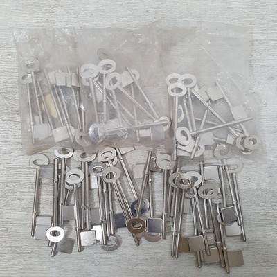59 x Restposten Einsteckschloss Schlüsselrohling extra lang 11 cm - B3