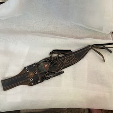 Leather Knife Machete Sheath El Salvador Artisan Handmade Unique