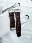 Premium Leather Thick Rustic Watch Strap Band For Apple Watch Ultra 2 1 49mm Men