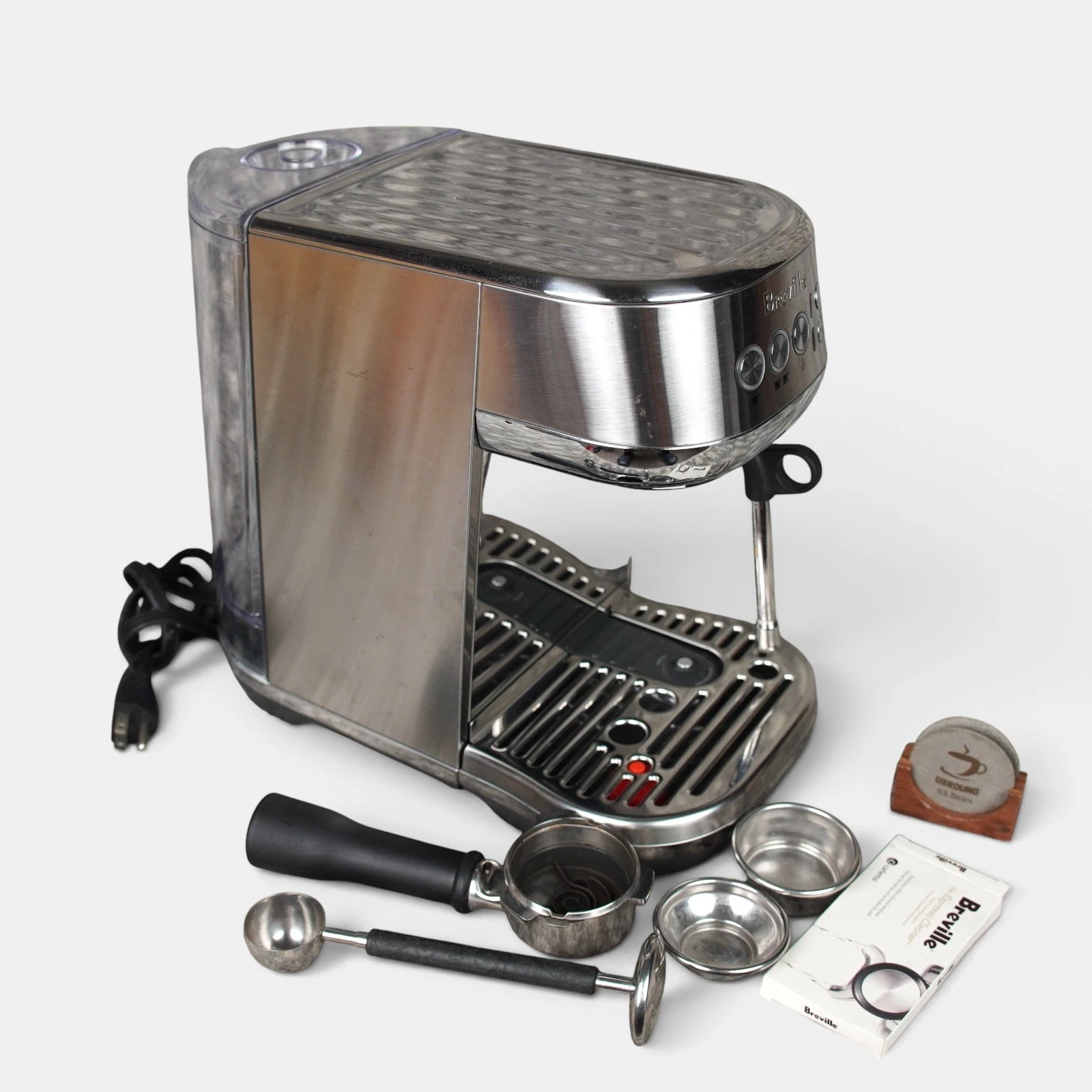 Breville The Bambino Plus BES500BSS Brushed Stainless Steel Espresso Machine