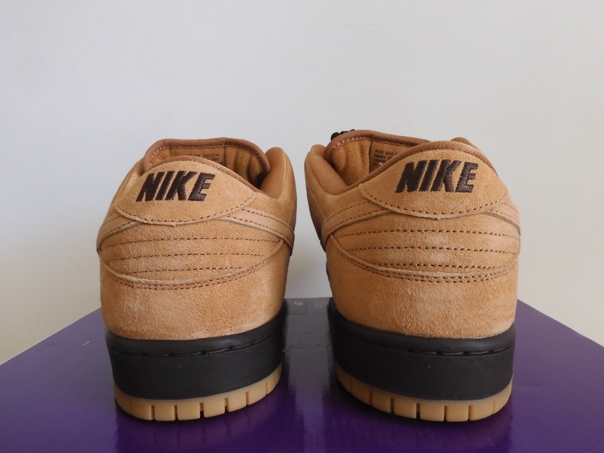 Nike Sb Dunk Low Pro Flax-Baroque Brown Wheat Sz 14 [BQ6817-204