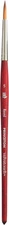 Princeton Velvetouch, Series 3950, Paint Brush for Acrylic, Size 5, Scarlet 