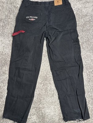 Vintage Us Polo Assn Baggy Jeans 34x34 Carpenter 90s Y2k Denim