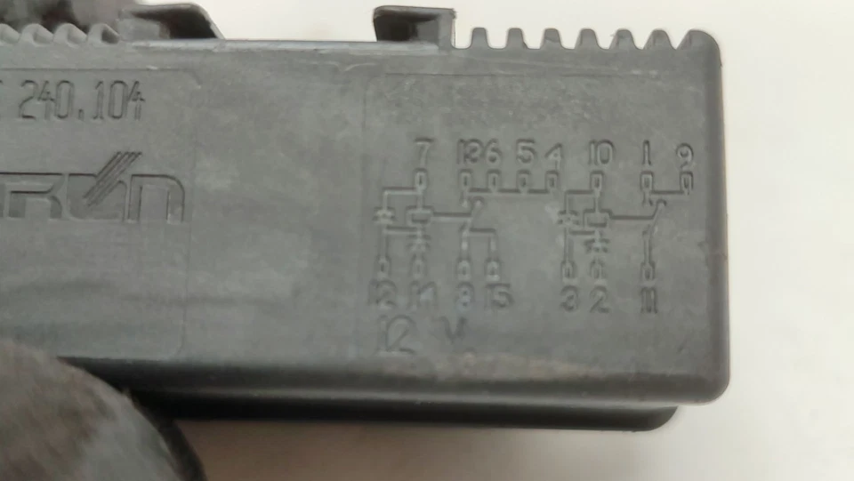 7136541019 RELÈ / 2358334 PER CITROËN XANTIA X1_, X2_ 2.1 TURBO D 12V - Immagine 2 di 4