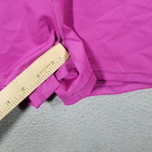 Nike Pro Sculpt Dri-FIT 3 Inch Shorts Womens Large Hot Fuchsia Training Gym - Picture 6 of 11