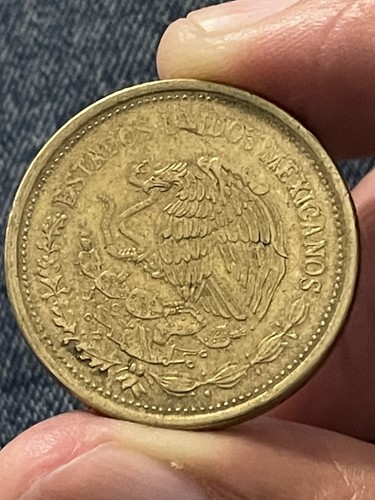 MÉXICO 🇲🇽 100 PESOS COIN 1991 - Picture 2 of 2