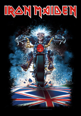 IRON MAIDEN AUFKLEBER STICKER # 77 EDDIE MOTORCYCLE BIKE 7x5cm