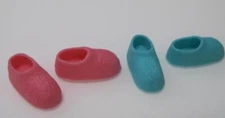 VTG TYCO RAINBOW COUSINS DOLL PJ Slippers SHOES -5-sies 5sies Fivesies Quints