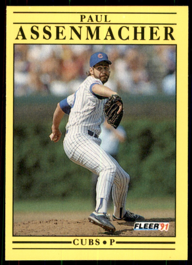 1991 Fleer #413 Paul Assenmacher