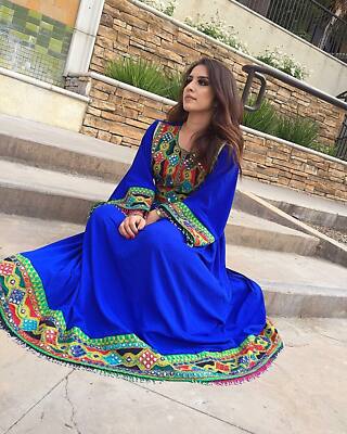 Embroidery Afghani dress for girl - Afghani style dress - Afghani dress for  girl | eBay