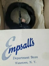 antique vintage fur hat / band NY