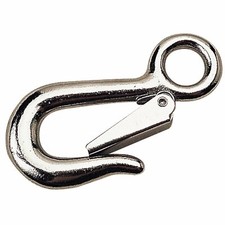 Sea Dog Nickel Plated Steel Mooring Snap Hook 3-15/16 In L 1600 lb BS 155841-1