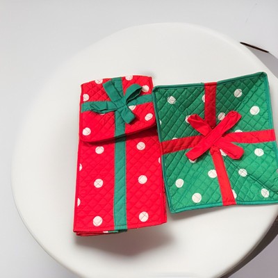 Rare Vintage Blender Toaster Cover SET Green/Red Christmas /Holiday Decor  70 s