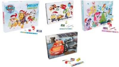 Kinder Adventskalender Puzzle Radiergummis Aufkleber Stempel Weihnachten Xmas Geschenk