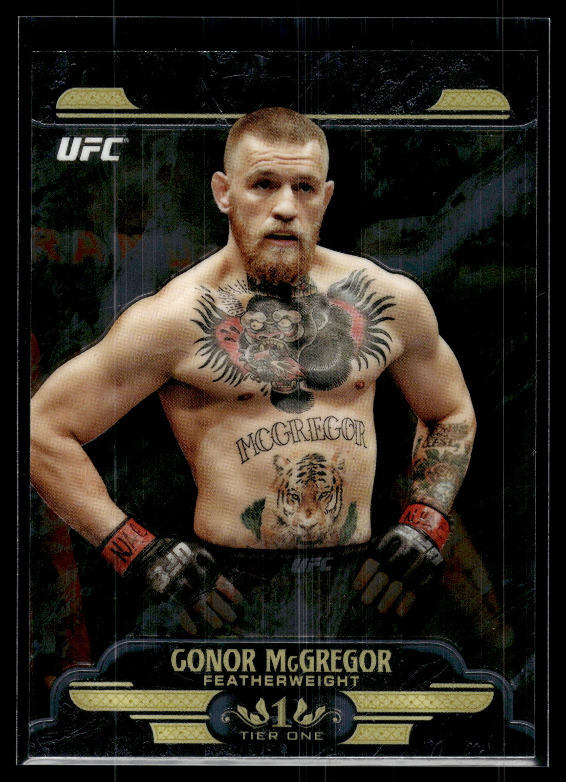 Conor McGregor 2017 Topps Chrome UFC Tier One D Card #UT-CM