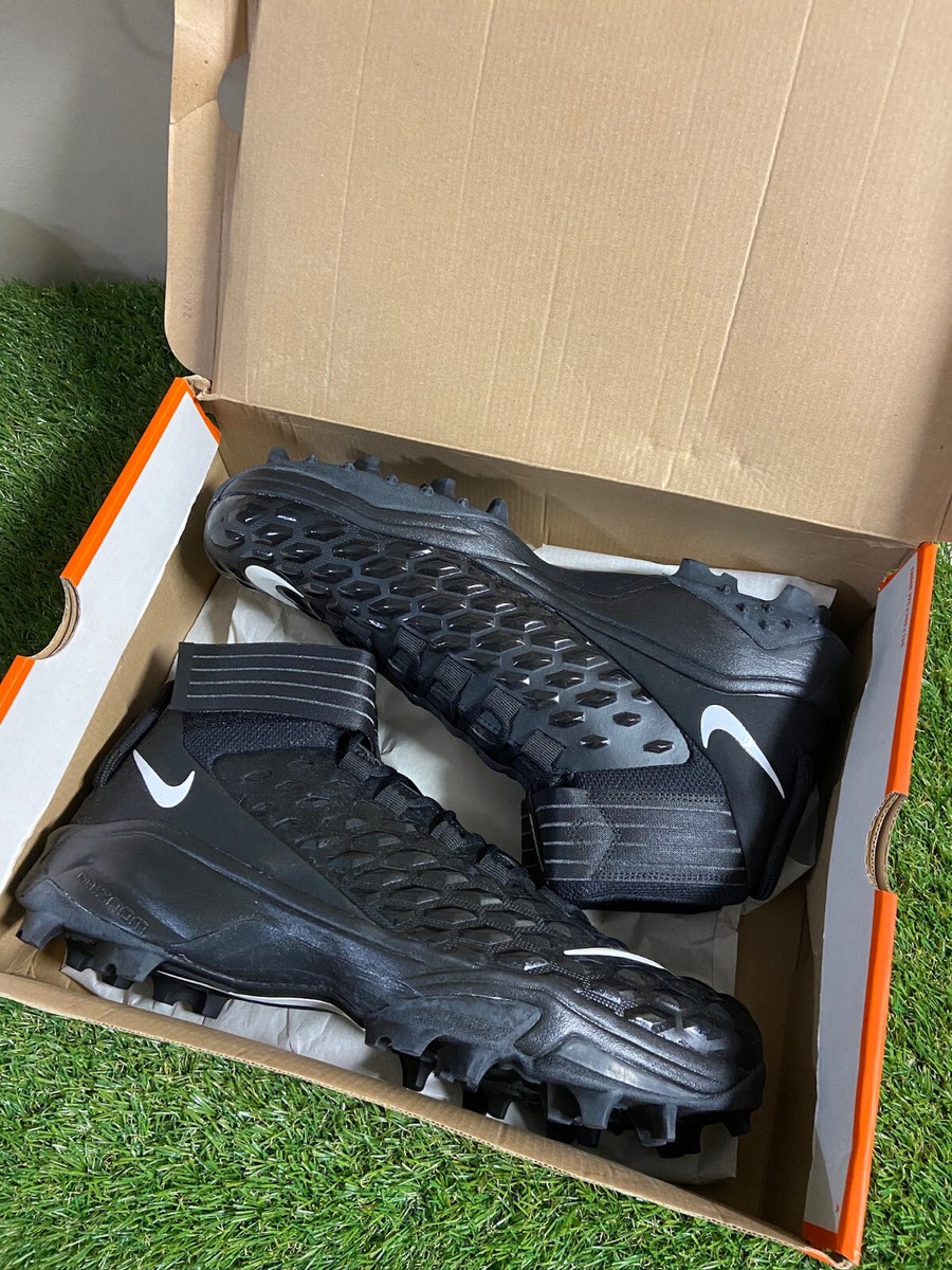 Nike Force Savage Pro 2 Shark Football Cleats Black Men Size 15 BV5448-001 New Nike Force Savage Pro 2 Shark-Black Football Cleats BV5448  main image 3