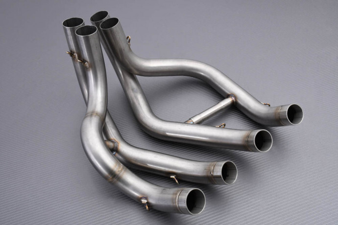 Collecteur Akrapovic H-K7R3 pour Kawasaki Z750 R de 2011 à 2013 en acier