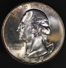 1957 WASHINGTON QUARTER / SUPER GEM / FRESH FROM A COLLECTION-LOT 8257