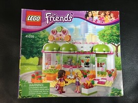 Lego Friends 41035 Heartlake Juice Bar, Manual, No Box, 2 characters, set 100%