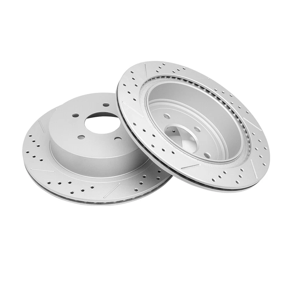 Rotores delanteros y traseros pastillas de freno de cerámica para Nissan Murano Pathfinder JX35 QX60 Foto 3 de 4