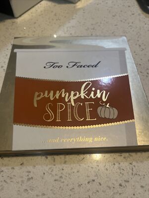 Too Faced Pumpkin and Everything Nice Spice Eye Shadow Palette New Without Box