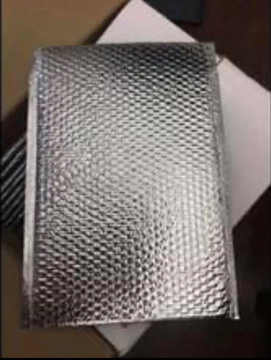 Uline 11 x 15" Cool Shield Thermal Bubble Mailers Envelopes Silver NEW. 10 Pzs - Image 4 of 4