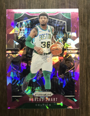 2019-20 Panini Prizm Marcus Smart Pink Cracked Ice - L008