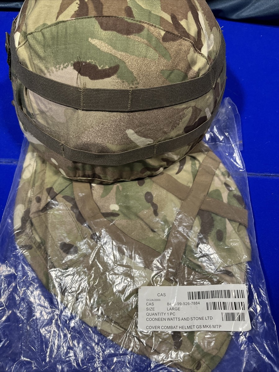 Genuine British Army MTP MK6 Helmet Cover – Multi-Terrain Pattern