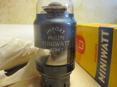 NOS EFM1 Philips - Tube électronique Vintage Neuf Jamais Utilisé, état Impeccable