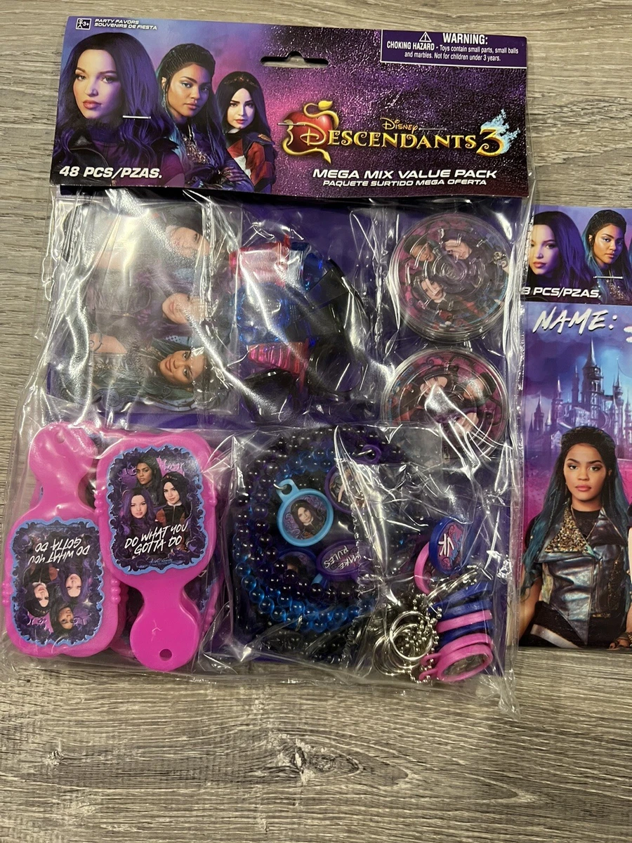 Descendants Button Birthday Party Favors 