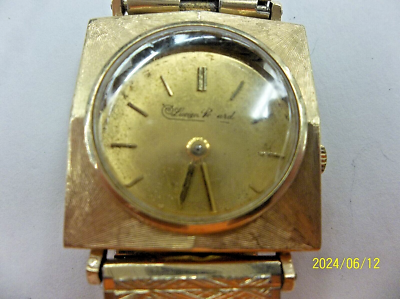 VINTAGE LUCIEN PICCARD 14K GOLD WRIST WATCH 17 JEWEL | eBay display picture 3