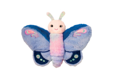 Douglas Skyla Periwinkle Butterfly Plush Stuffed Animal, 11'' wide