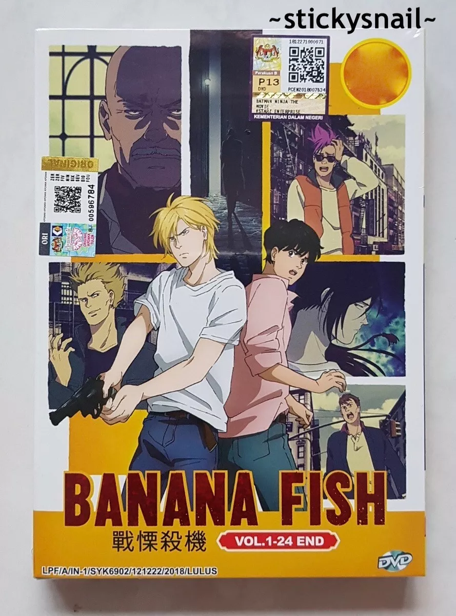 ANIME DVD~Banana Fish(1-24End)English subtitle&All region+FREE GIFT