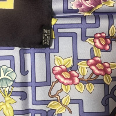 Hermes Scarf Carre 90 Turandot 100% Silk Authentic Hidaka