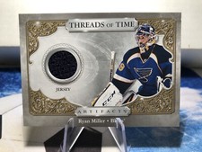 2020-21 UPPER DECK ARTIFACTS THREADS OF TIME JERSEY RYAN MILLER Rookie