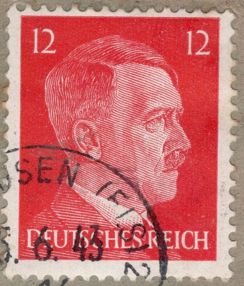 GERMANY 1943 WWII TW0 12PF COVERS FROM 1. MULHAUSEN TO RISELBEIM &2. ZABERN - Image 4 of 4