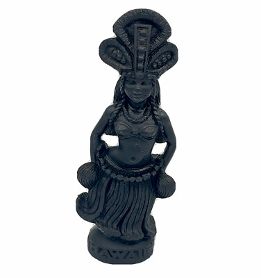 Vintage Coco Joe's Tahitian Hula Hawaiian Lava #281 Figurine/Statue Souvenir 8 