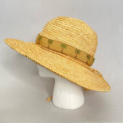 The Scala Collection Straw Sun Hat with Floral Band The Scala Collection Straw Sun Hat with Floral Band main image 3
