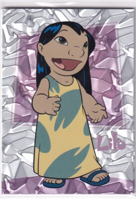 Panini 2025 Stitch Sparkling Fun Trading Card Limited Edition Karte Lilo steht