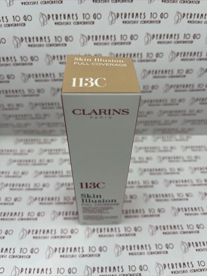 Clarins Skin Illusion Full Coverage Matte Finish Hydrating Foundation #113C New - Image 4 of 4