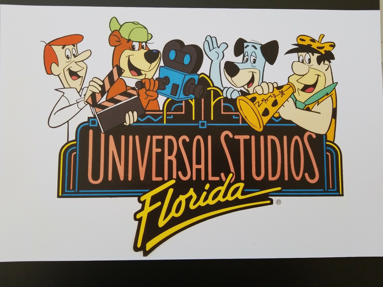 Universal Studios Florida Hanna Barbera 13x19 Matte Art Poster Print