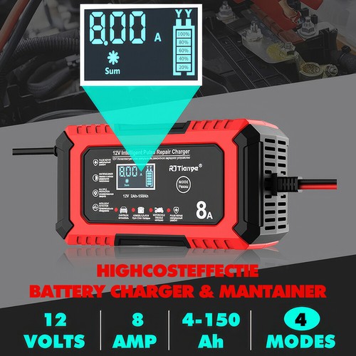 Car Jump Starter 8A Portable Power Bank Pack Battery Trickle Charger Booster 12V - Picture 8 of 20