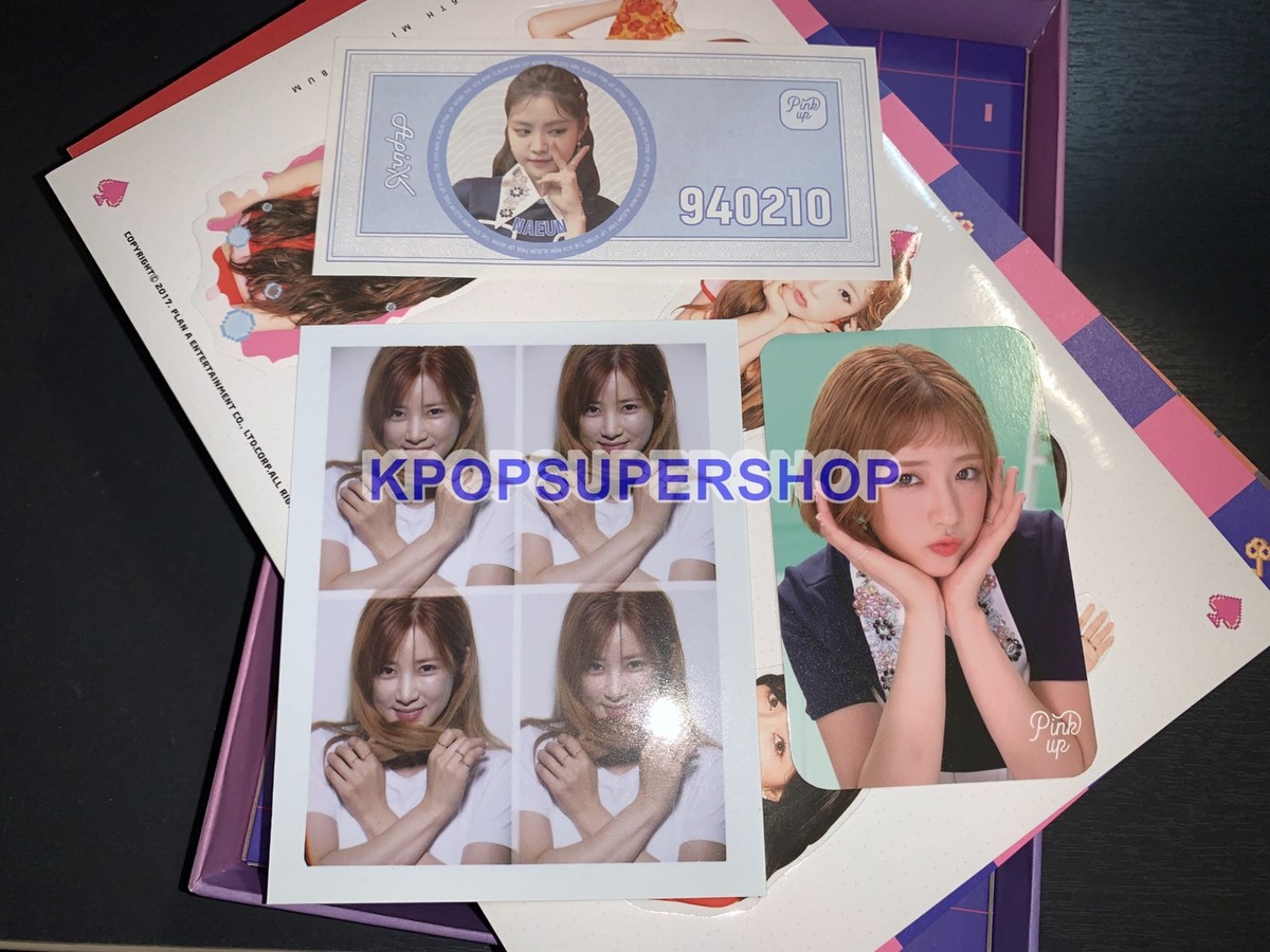 Apink 6th Mini Album Pink Up A Ver Autographed Signed CD Promo