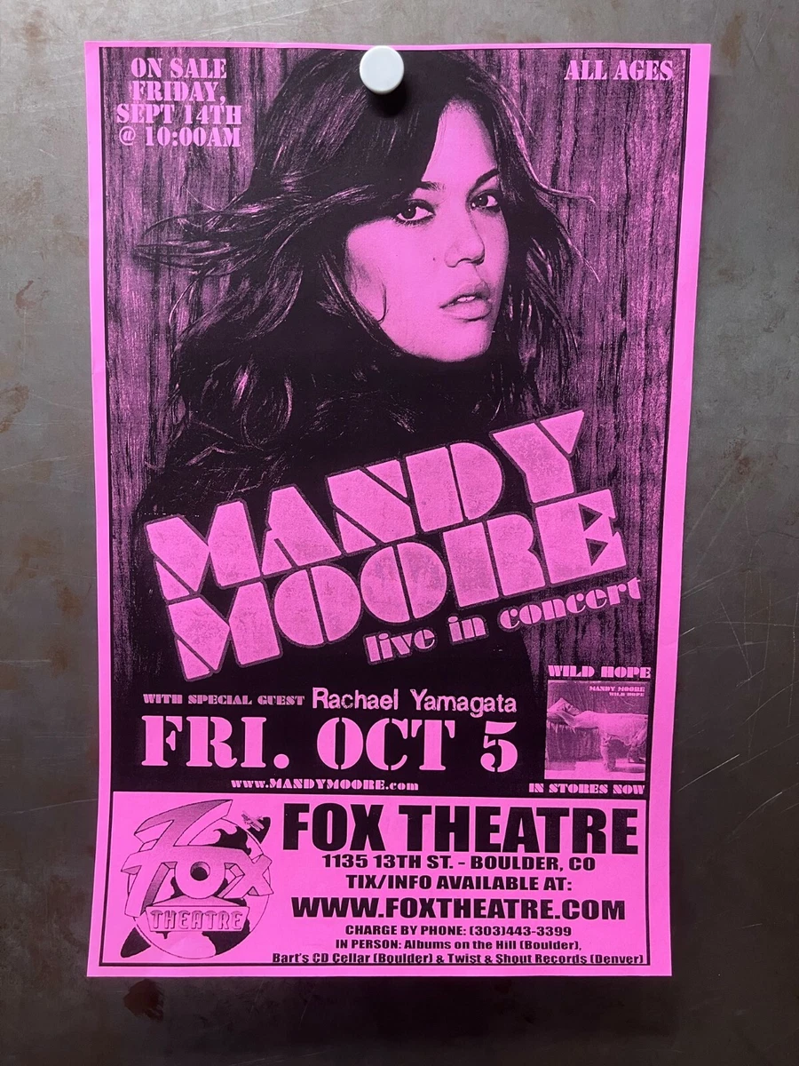 Original Mandy Moore Memorabilia for sale | eBay