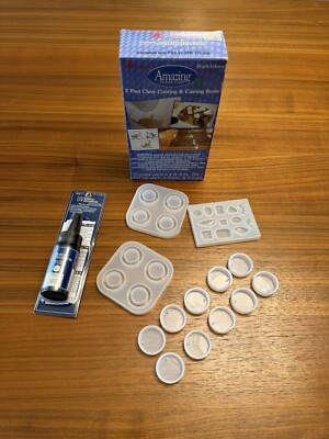 Set of Amazing Cast Casting Resin, Blue Moon Studio Hard Resin & Jewelry Molds