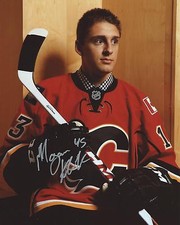Morgan Klimchuk Signed 8x10 Draft Photo Calgary Flames Autographed COA B