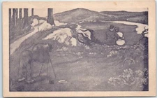 Postcard - Couple Cuddling with Photographer Art Print