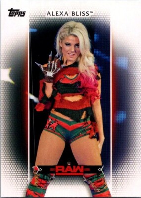 2017 Topps Womens Division Raw WWE ALEXA BLISS Roster #R-13 Superstar Diva