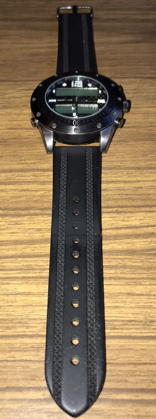 Binary Wave Titanium Watch - image 1